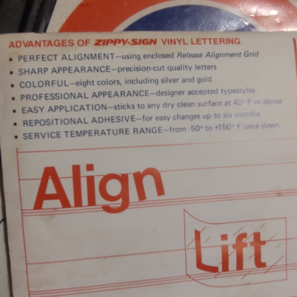 Zippy-Sign Vinyl Lettering Kit - Picture 3 of 12